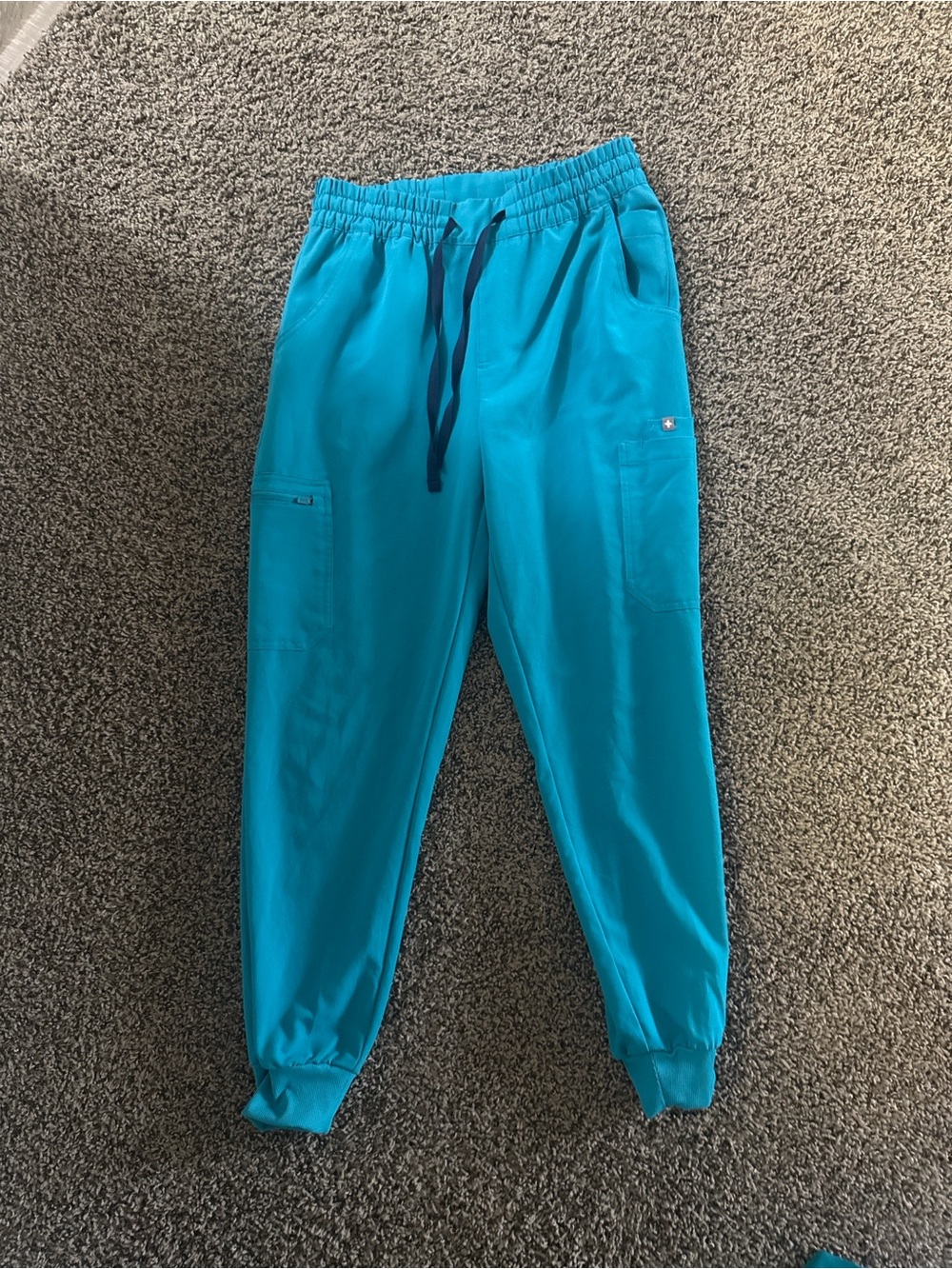 Women’s Teal Jogger Pants - Drawstring Waist